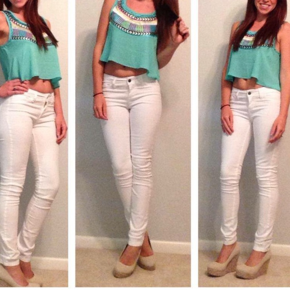 Aztec crop top